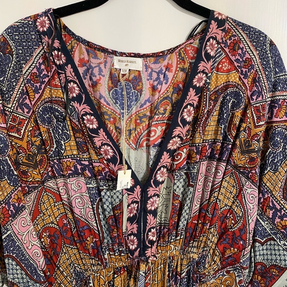 World Market Women’s Kaftan Dress - Picture 3 of 6